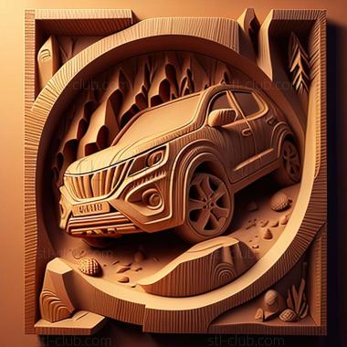 3D мадэль Nissan Qashqai (STL)